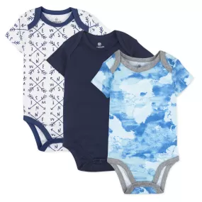 3-Pack Organic Cotton Short Sleeve Bodysuits