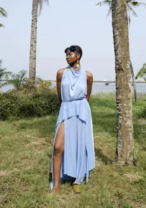 Abiola Olusola Ibra Dress With Shimmery High Slit