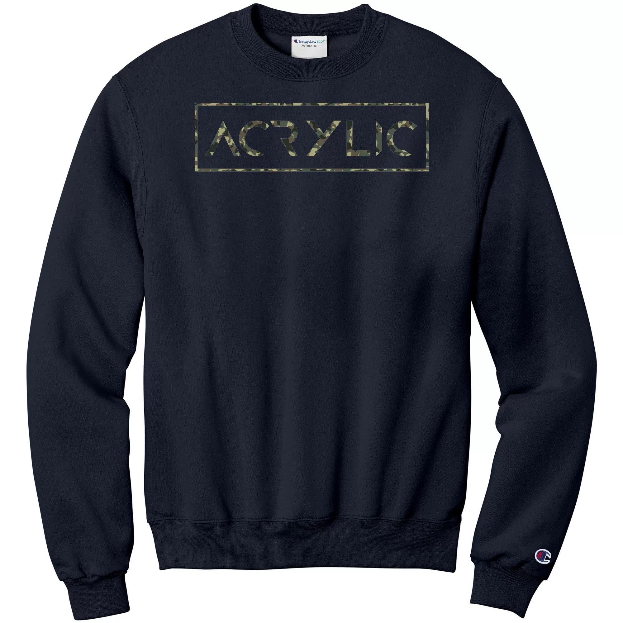 Acrylic Camouflage Large Sweatshirt