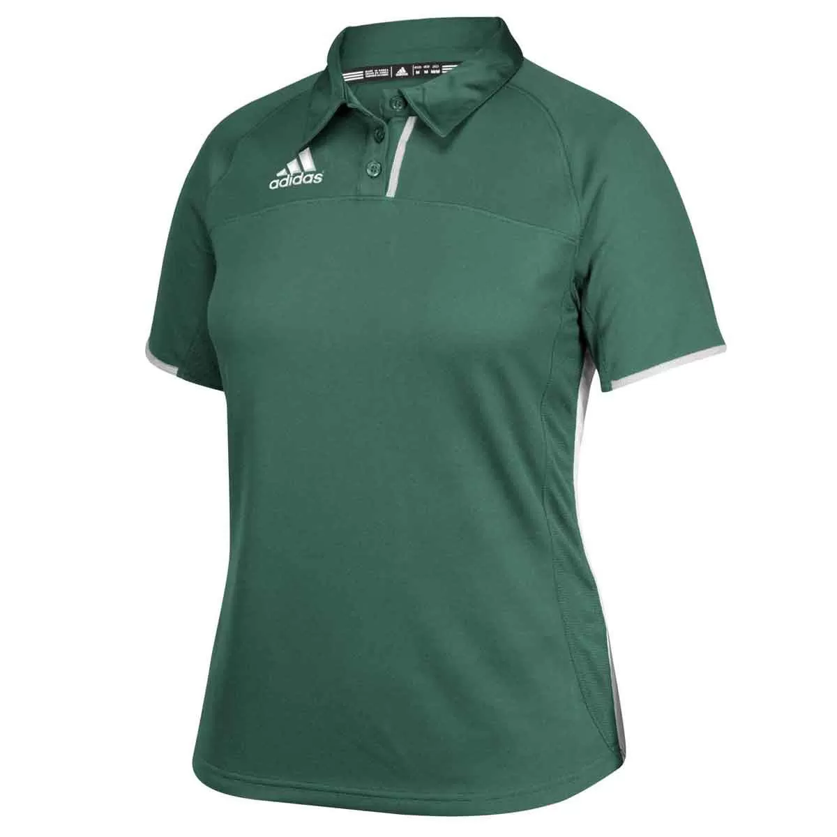 adidas Women's Dark Green Climacool Utility Polo