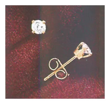 Alouette 14k Gold and Diamond Studs