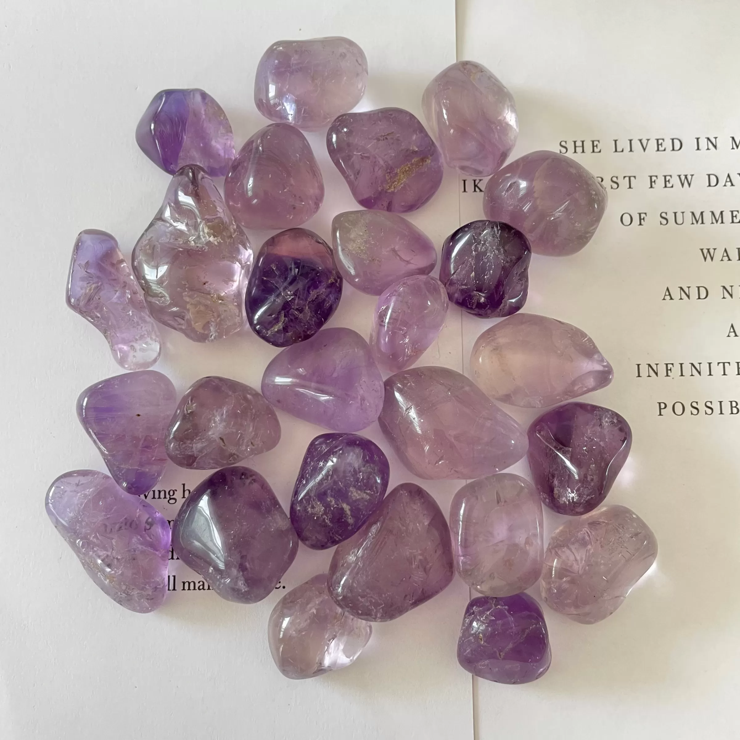 Amethyst Crystal Tumble