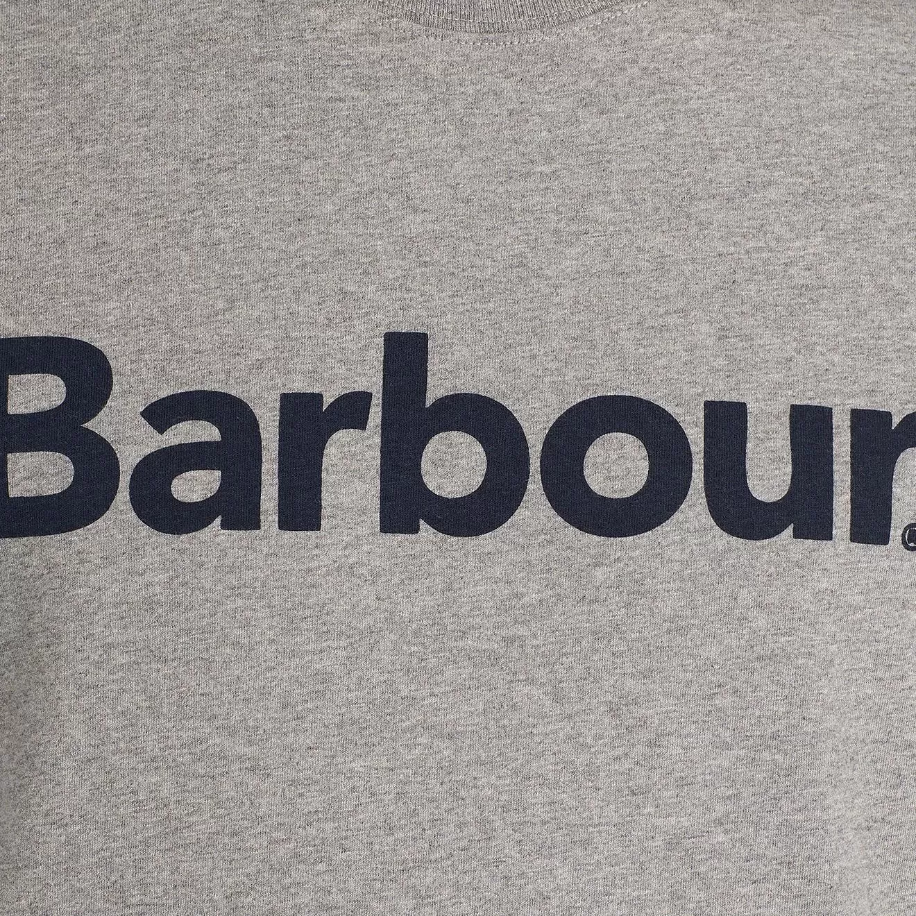 Barbour Logo T-Shirt Grey Marl