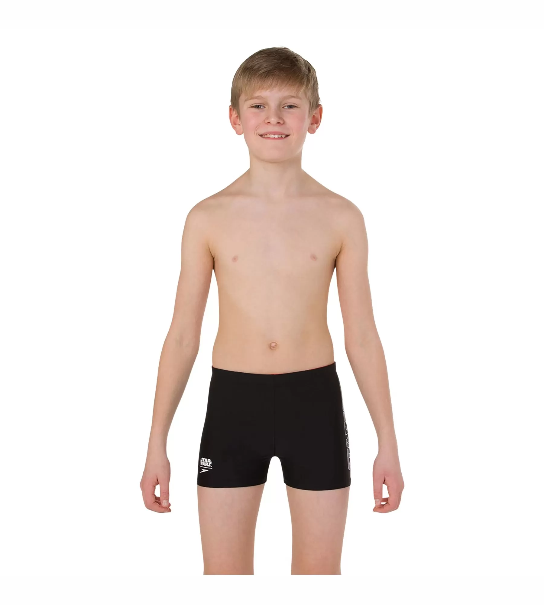 Boy's Star Wars Aquashort - Trooper Logo Black  &  White