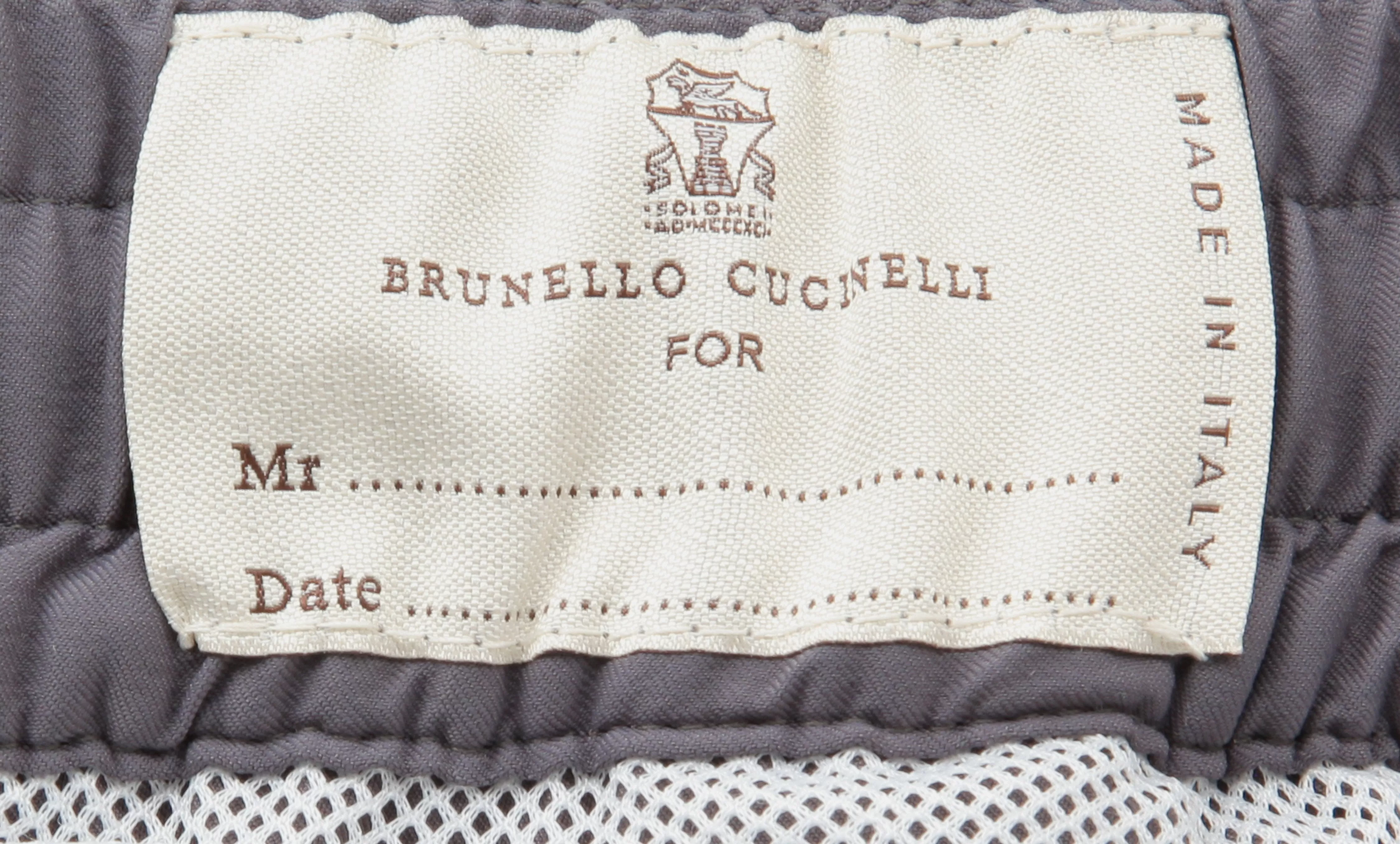 Brunello Cucinelli Gray Swim Shorts