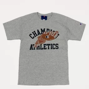 Champion Classic Winged Foot Logo Graphic T-Shirt - Heather Grey