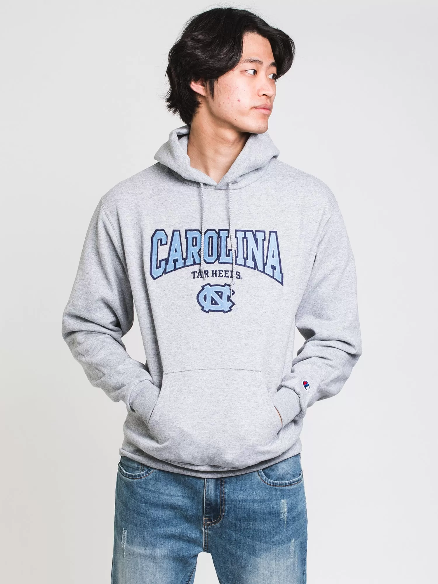 CHAMPION ECO POWERBLEND HOODIE - CAROLINA - CLEARANCE