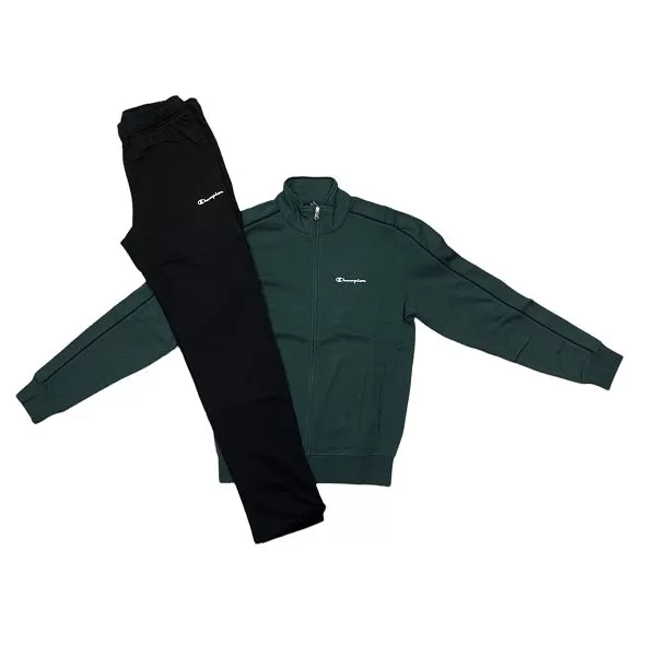 Champion Full Zip men's tracksuit 217411 GS514 BTL green-black