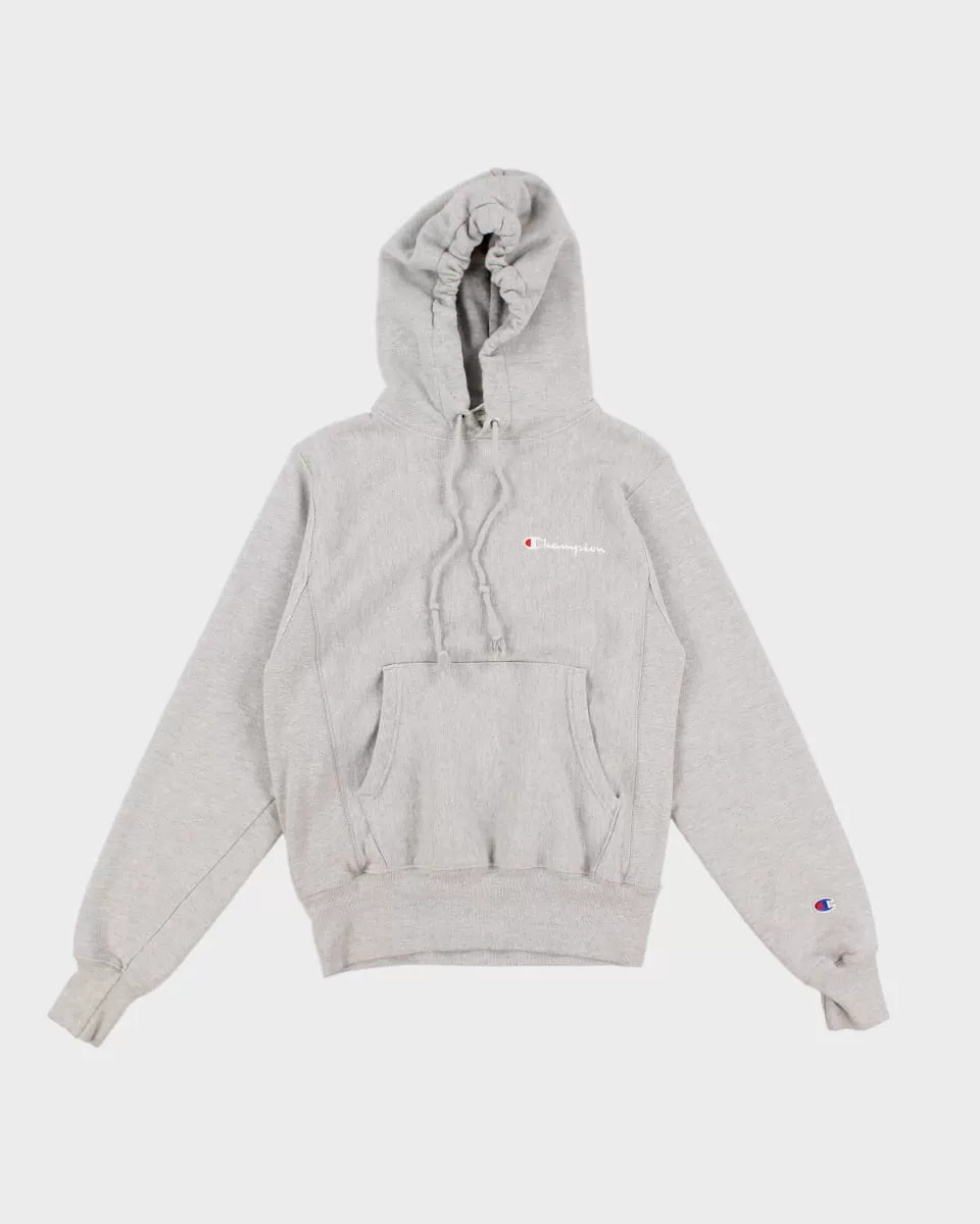 Champion Grey Reverse Weave Hoodie - XS