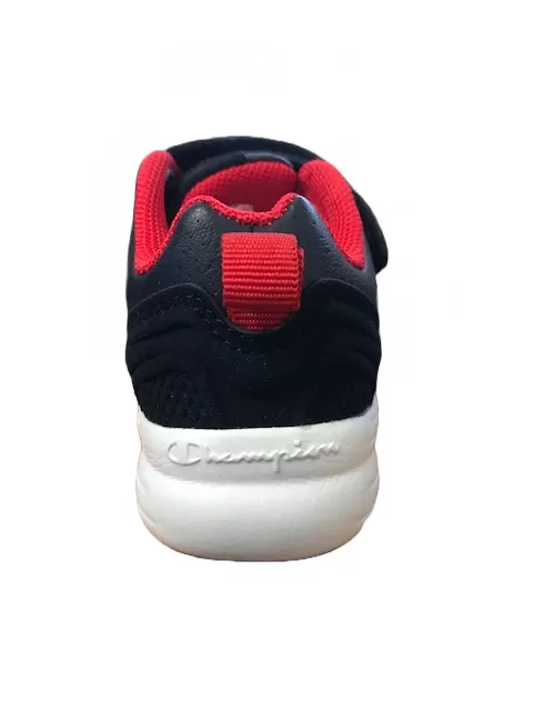 Champion Low Cut Shoe Cody PU B TD children's leather sneakers shoe with tear S31349-F18-BS501 navy