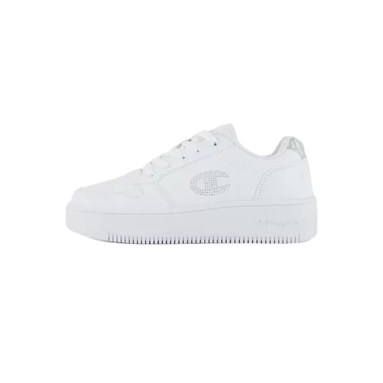 Champion sneakers shoe with wedge for girls Rebound Platform Metal S32752 WW001 white