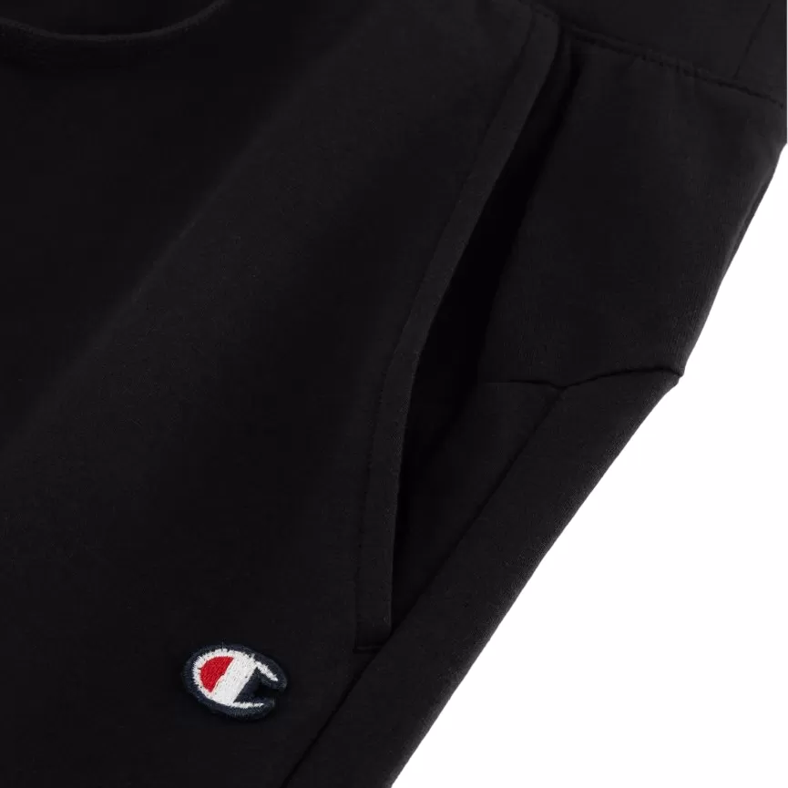 Champion women's sports trousers in light stretch fleece cotton Legacy 116609 KK001 black