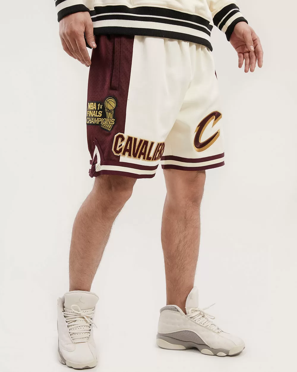 CLEVELAND CAVALIERS CHAMPIONSHIP EVOLUTION DK 2.0 SHORT (EGGSHELL/WINE)