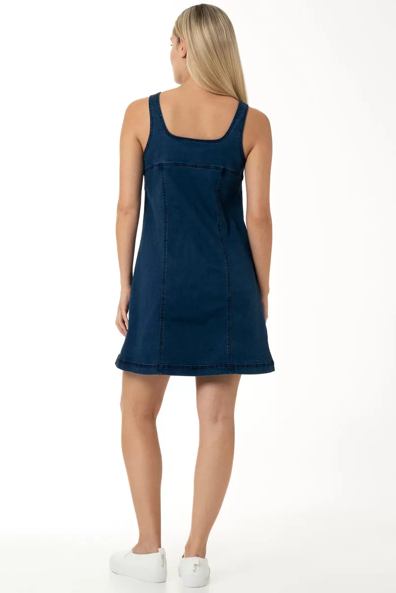 Denim Dress _ 150046 _ Mid Wash