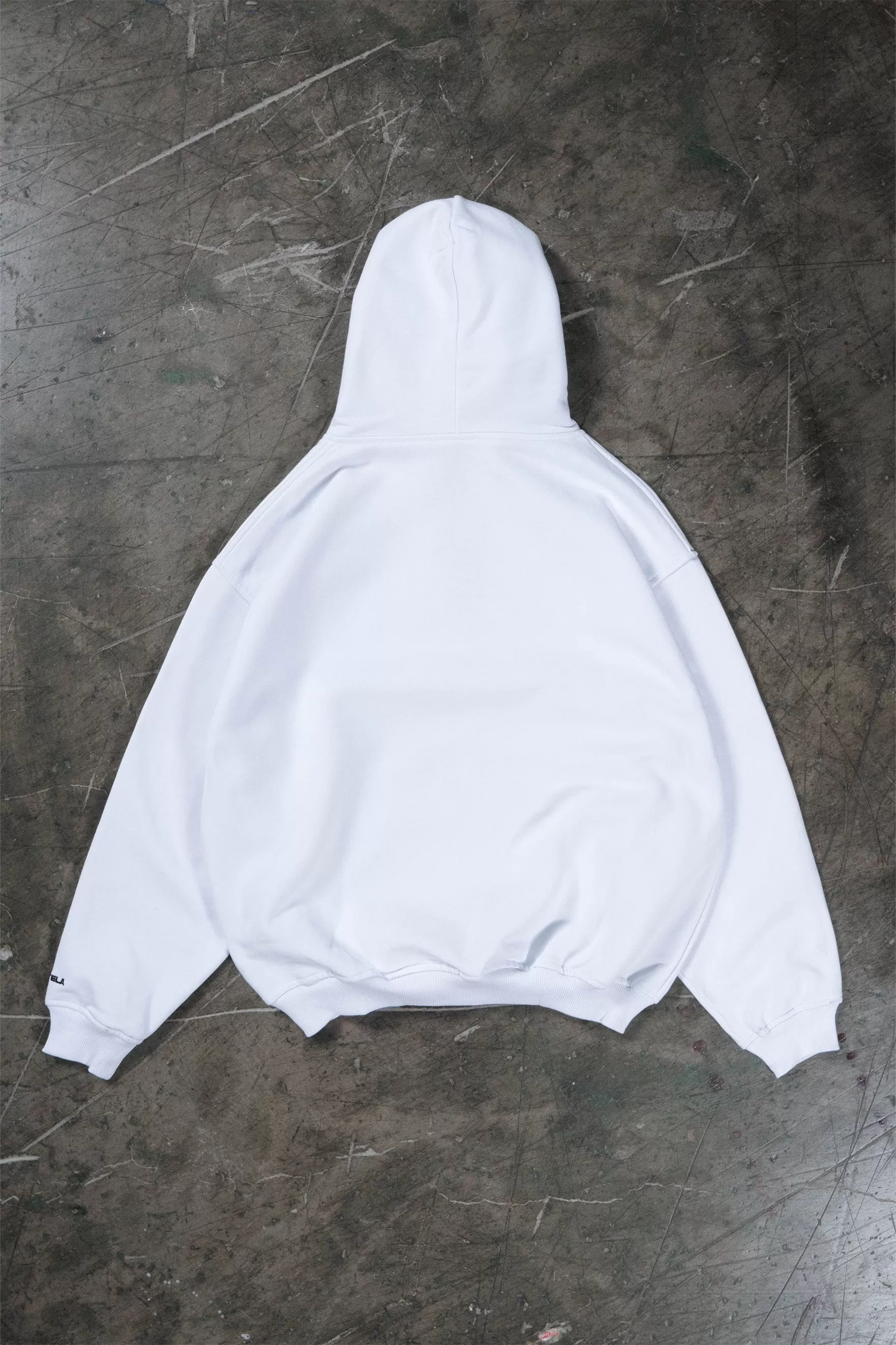 DOUBLE WHITE HOODIE