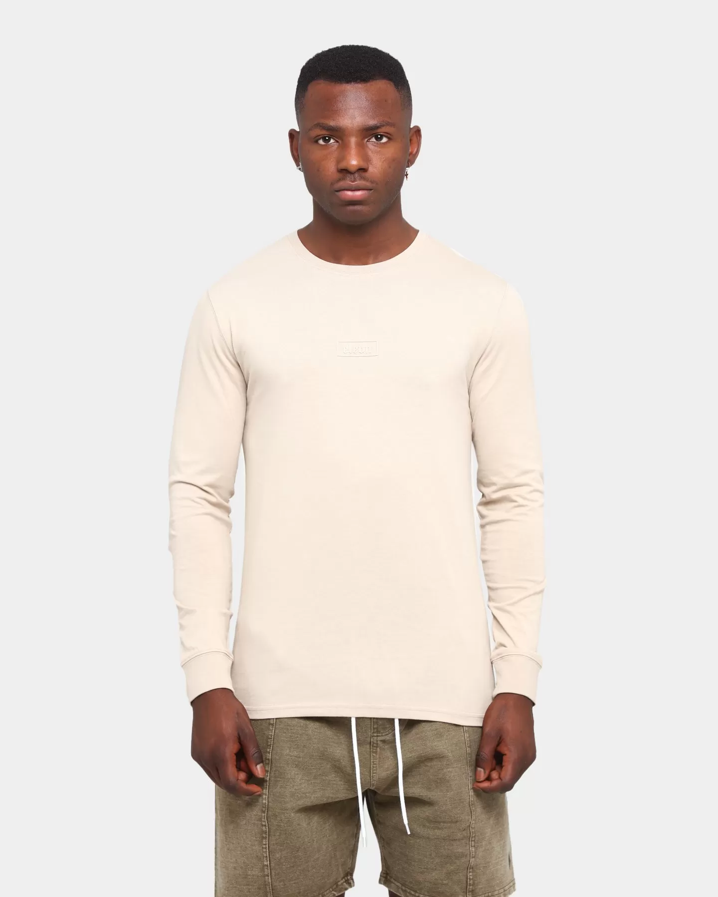 Elevn Clothing Co. Primitive Long Sleeve T-Shirt Beige