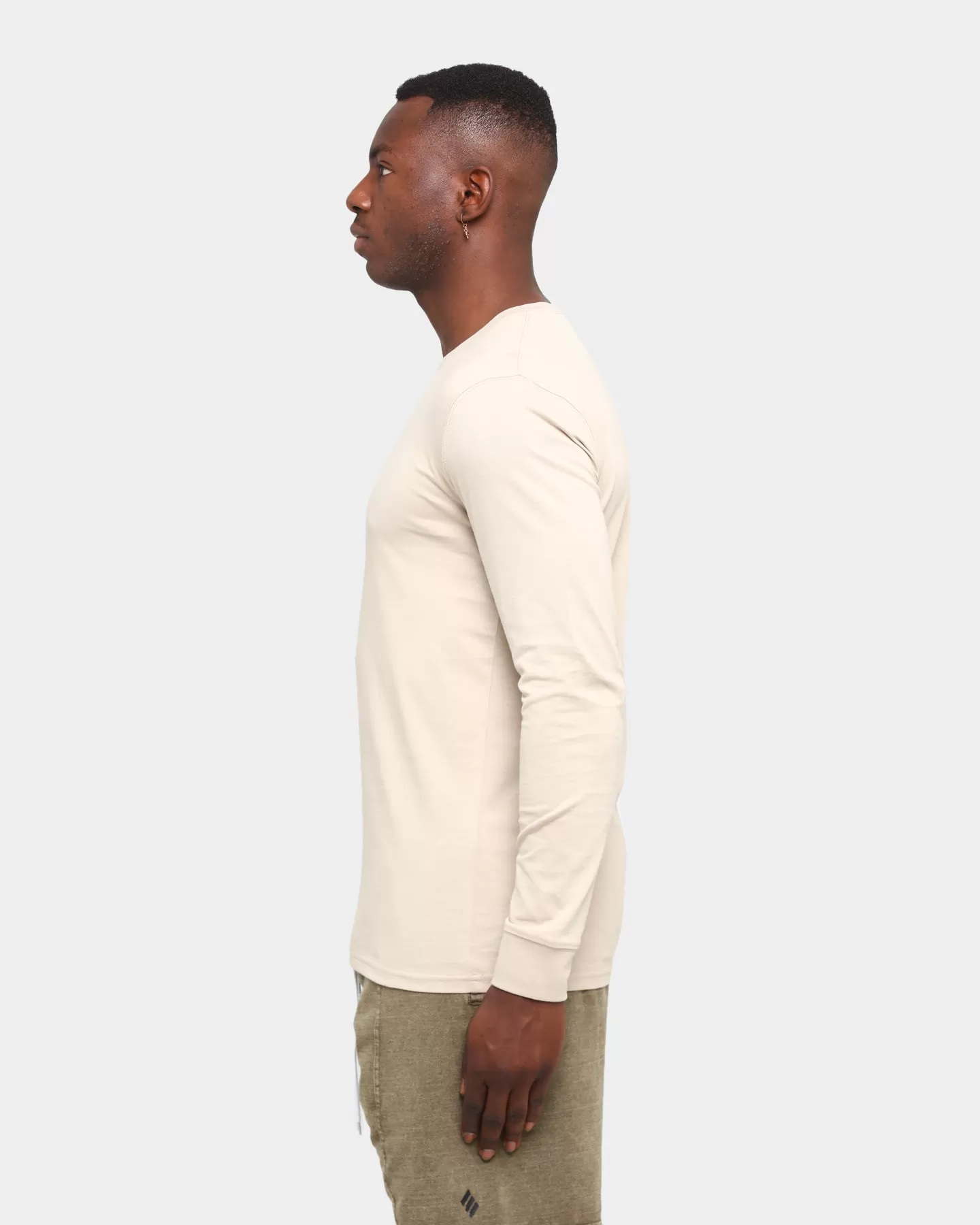 Elevn Clothing Co. Primitive Long Sleeve T-Shirt Beige