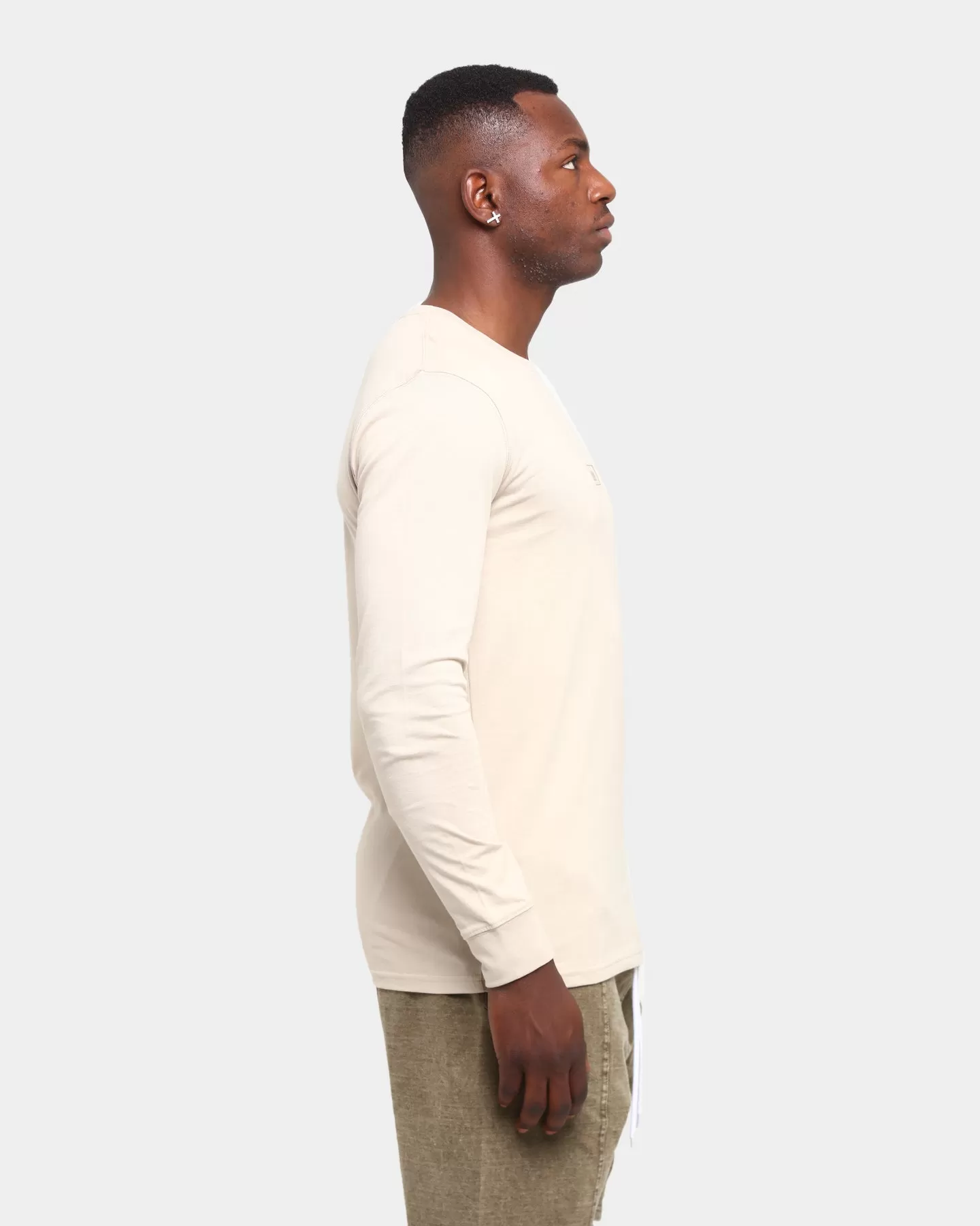 Elevn Clothing Co. Primitive Long Sleeve T-Shirt Beige