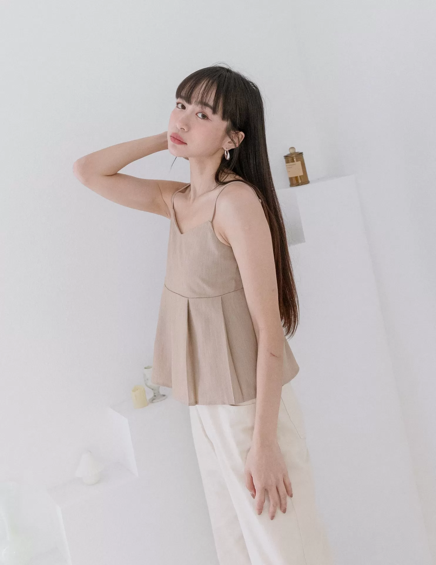 Emry Top in Khaki