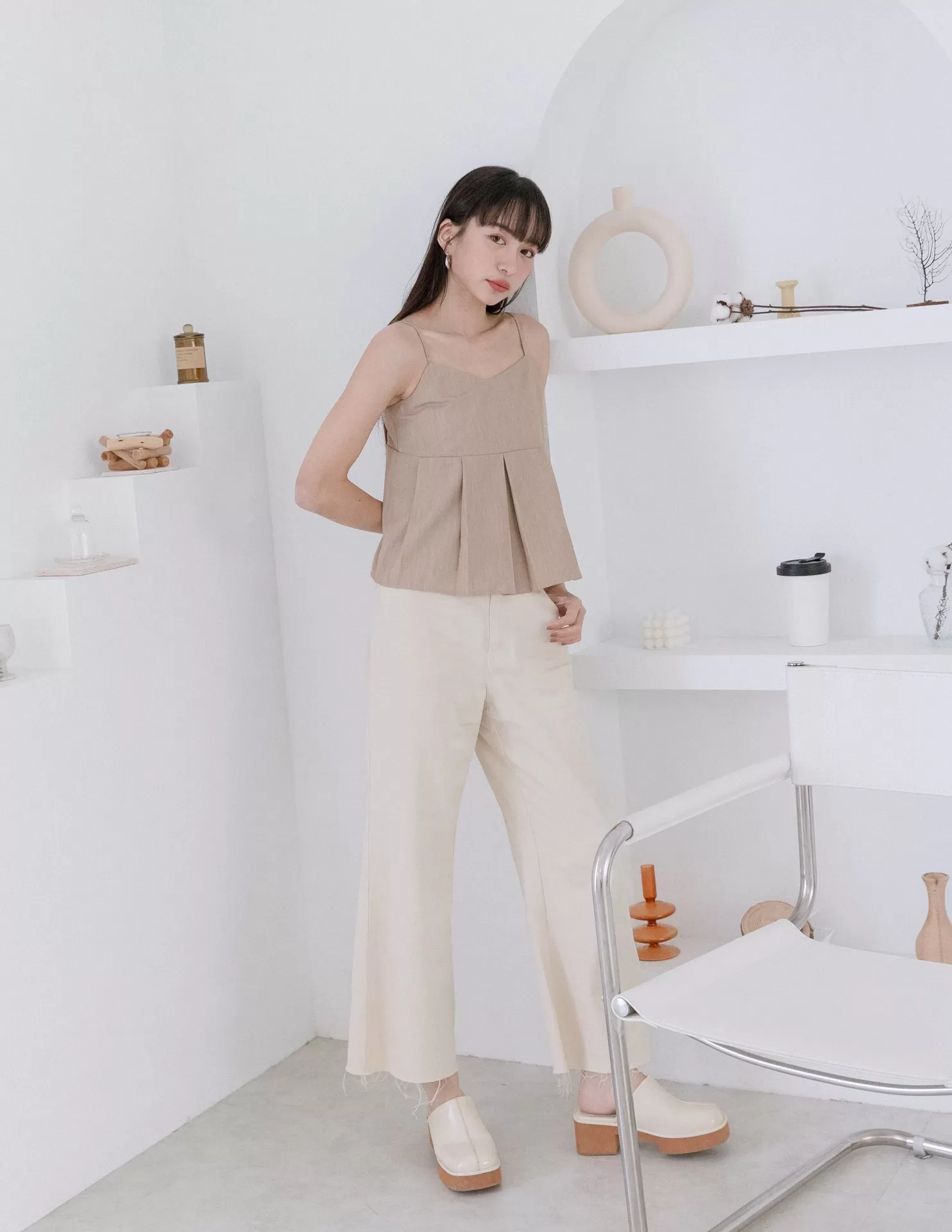 Emry Top in Khaki