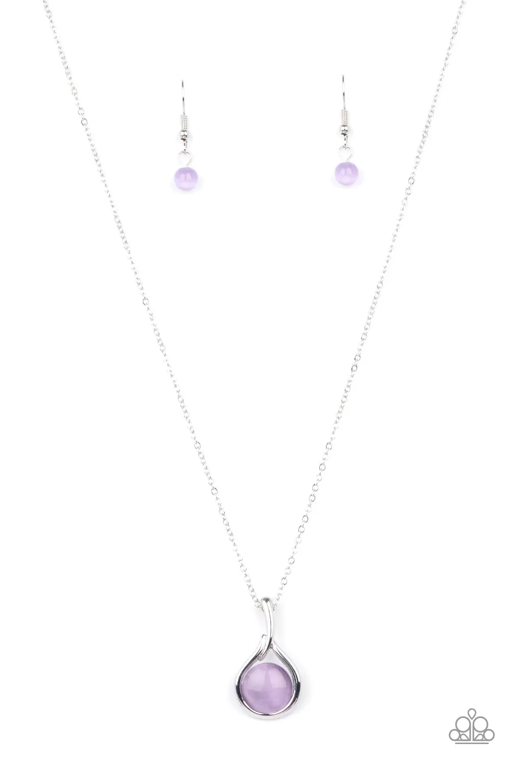 Fairy Lights - Purple Necklace