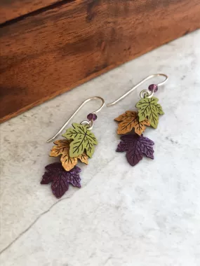 Fall Leaves Earrings by Sienna Sky