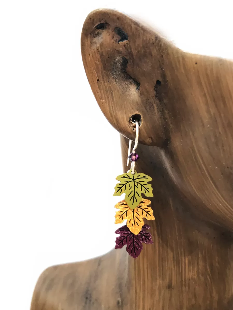 Fall Leaves Earrings by Sienna Sky