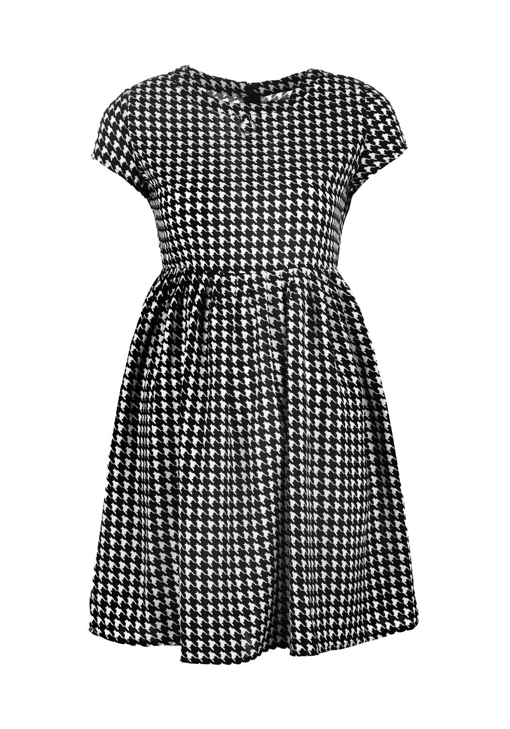 FATALE HOUNDSTOOTH SKATER DRESS