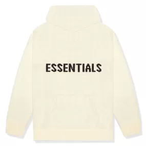 Fear Of God Essentials Cream Knit Hoodie