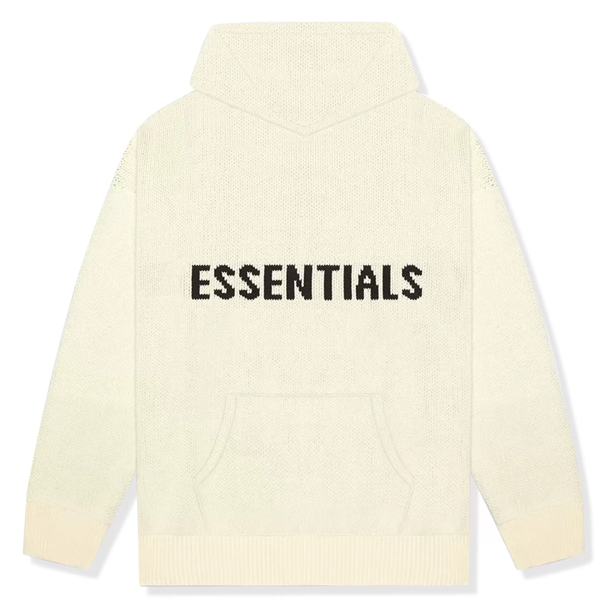 Fear Of God Essentials Cream Knit Hoodie