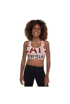 Felis Catus Padded Sports Bra