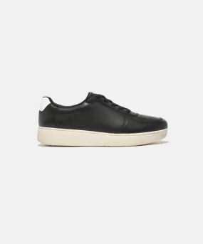 FitFlop Rally Leather Panel Sneakers Black