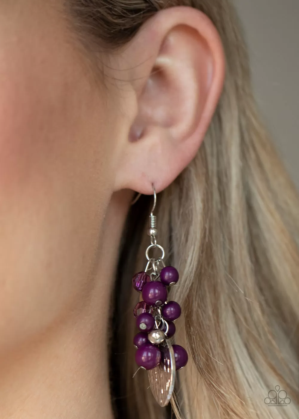 Fruity Finesse - Purple Earring