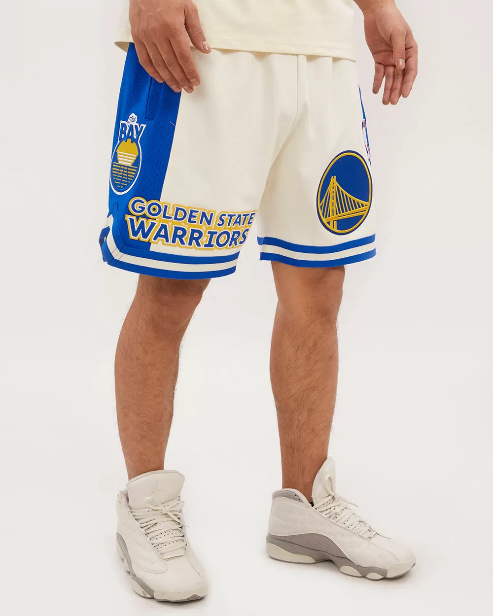 GOLDEN STATE WARRIORS CHAMPIONSHIP EVOLUTION DK 2.0 SHORT (EGGSHELL/ROYAL BLUE)