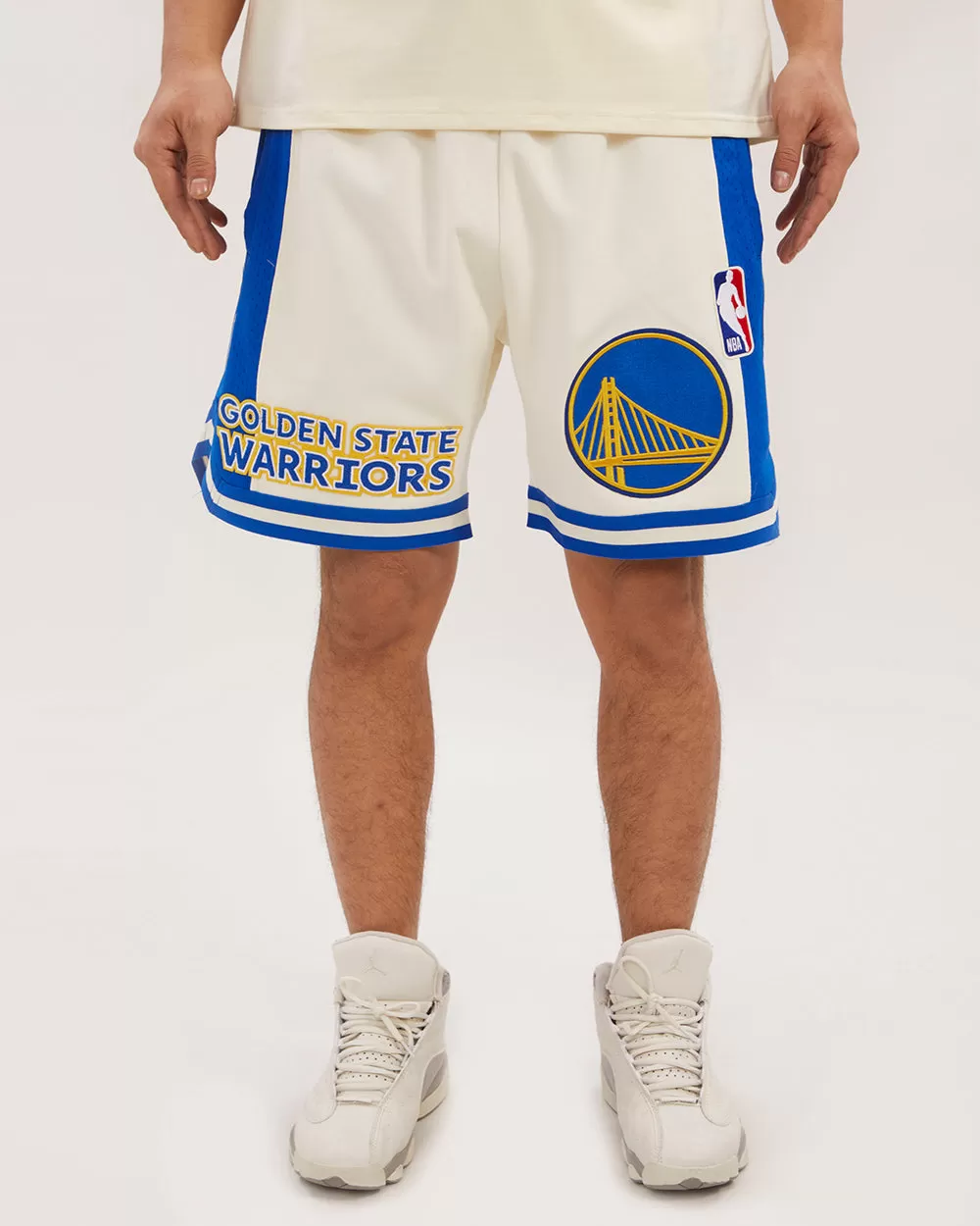 GOLDEN STATE WARRIORS CHAMPIONSHIP EVOLUTION DK 2.0 SHORT (EGGSHELL/ROYAL BLUE)