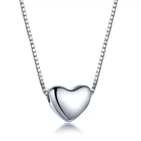 Heart 925 Sterling Silver Pendant Necklace