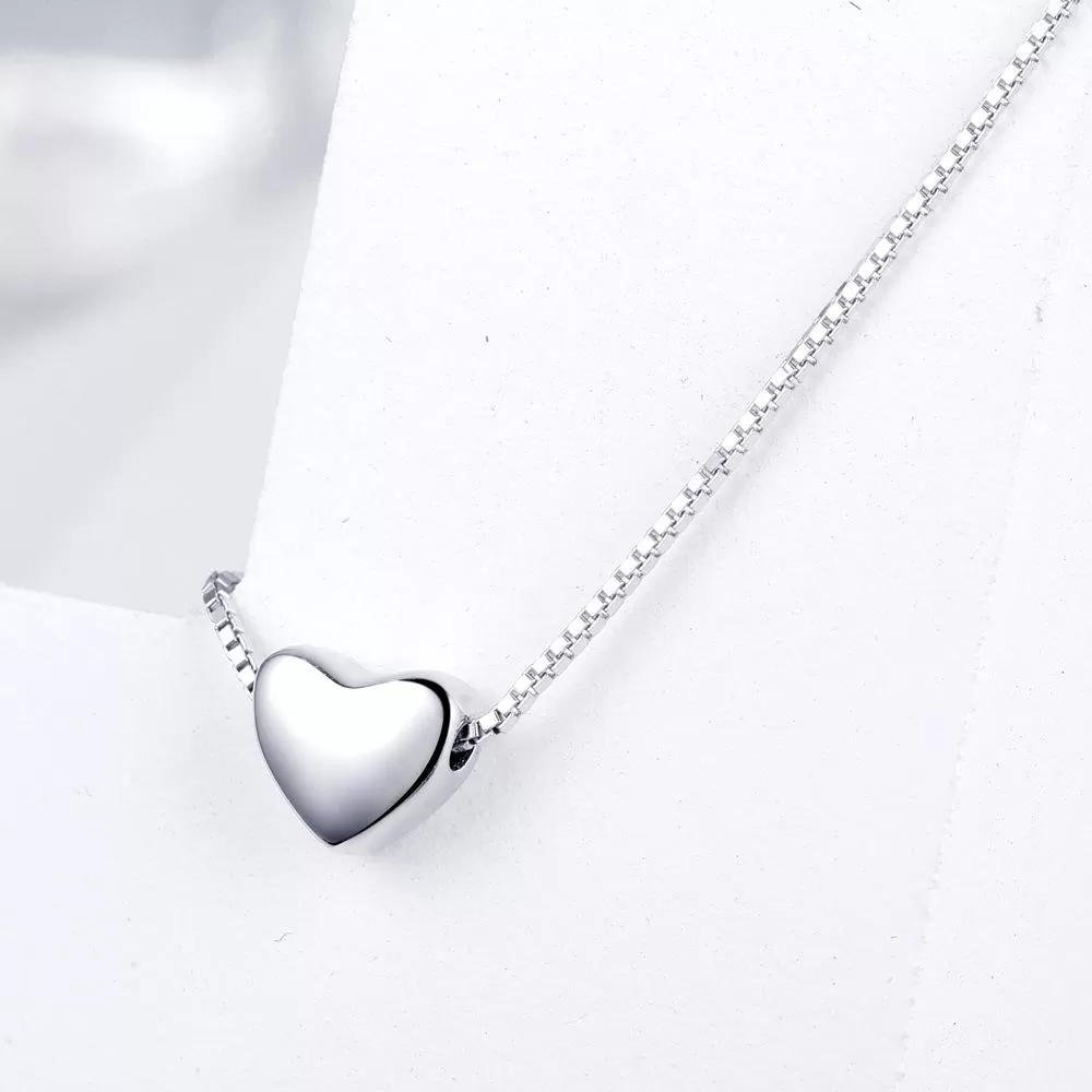 Heart 925 Sterling Silver Pendant Necklace