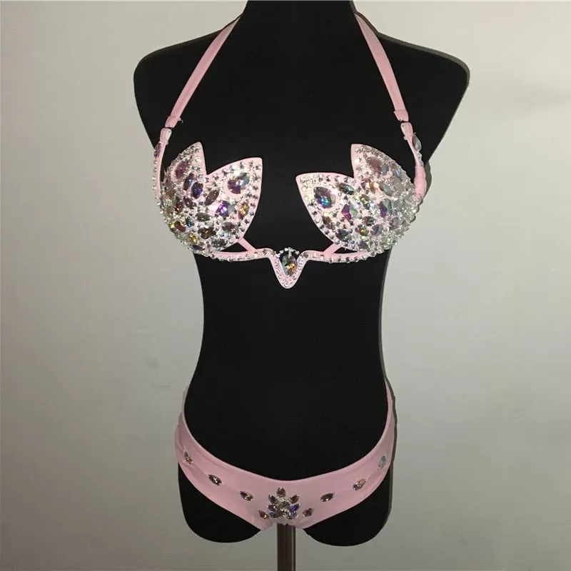 Ibiza Crystal Queen Diamonds Bikini