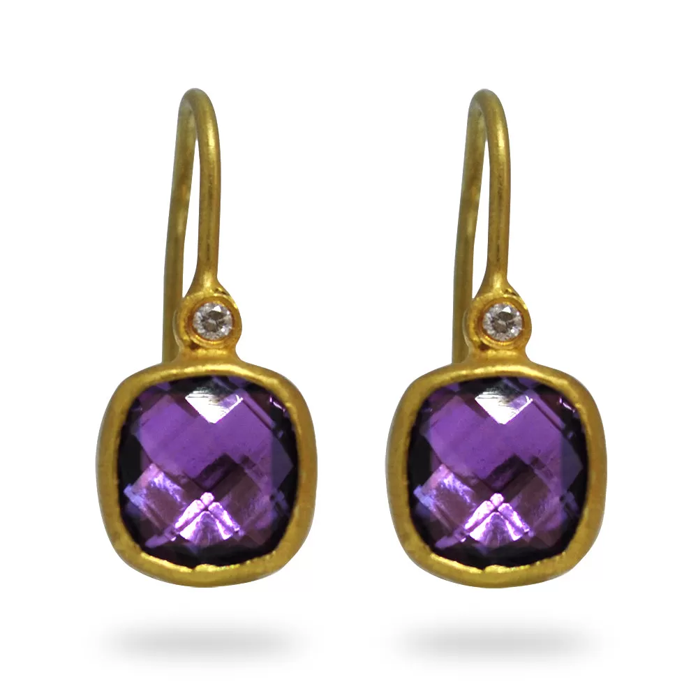 Kurtulan Amethyst Earrings