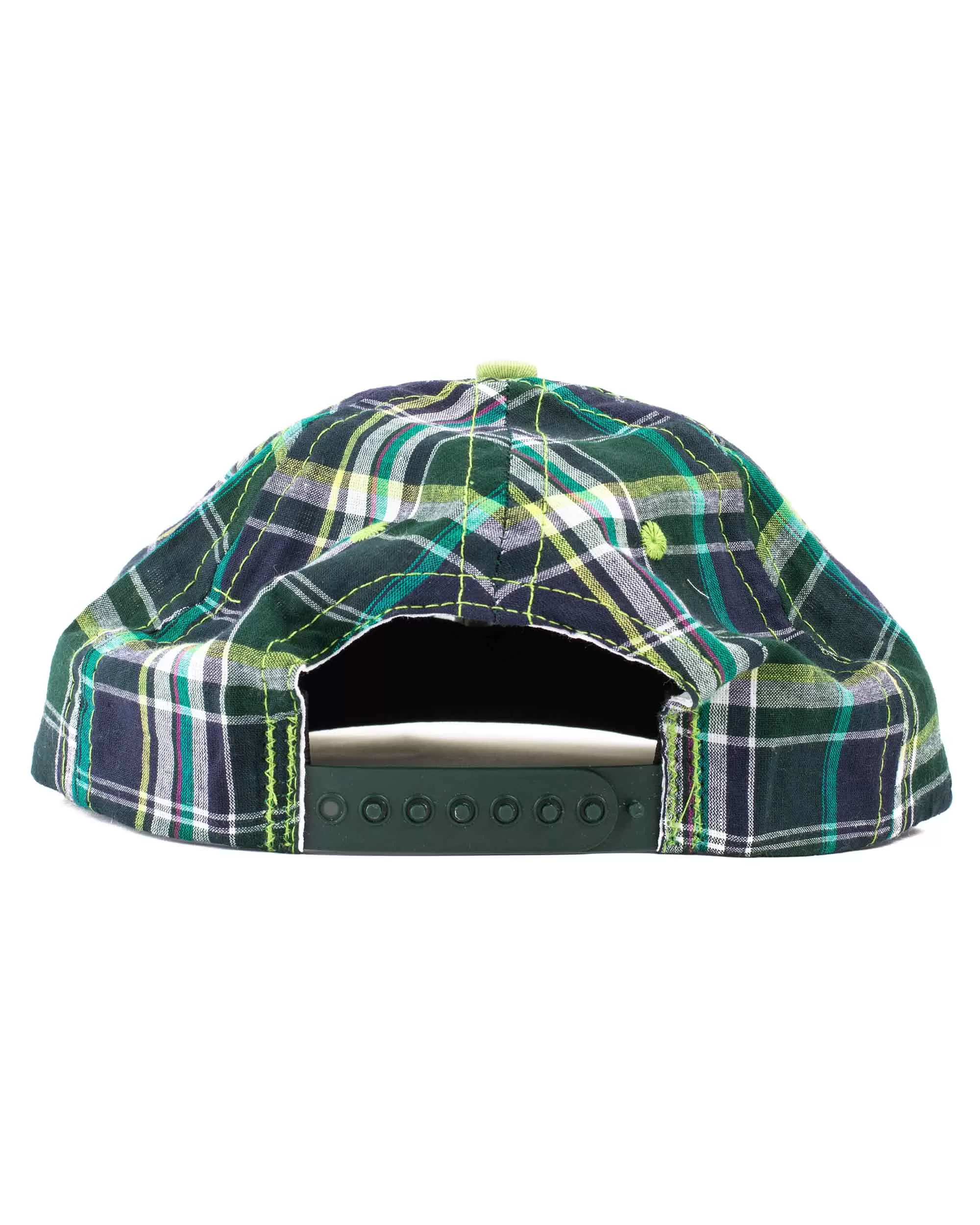 Lite Year Madras 6 Panel Cap Green