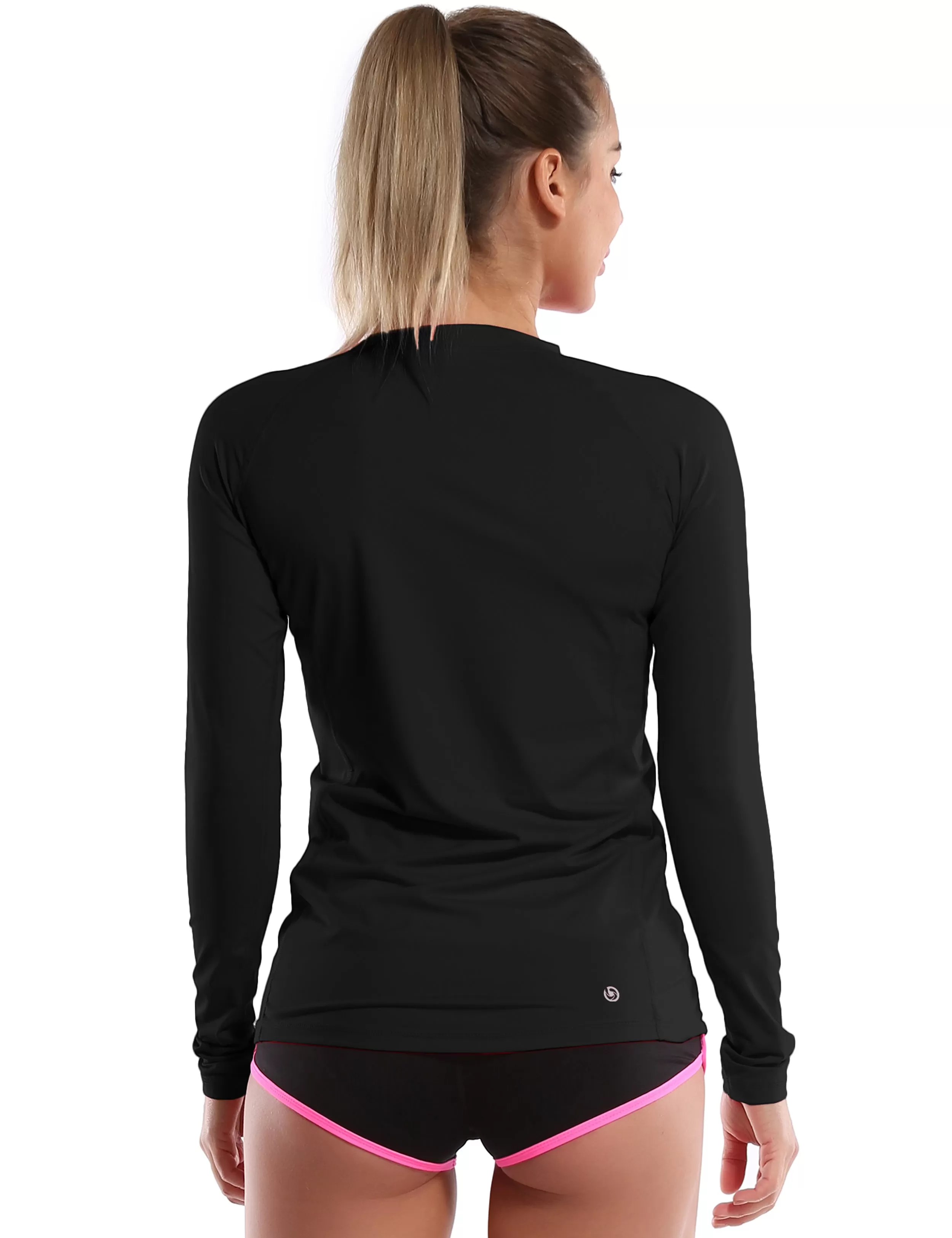 Long Sleeve UPF 50  Rashguard black