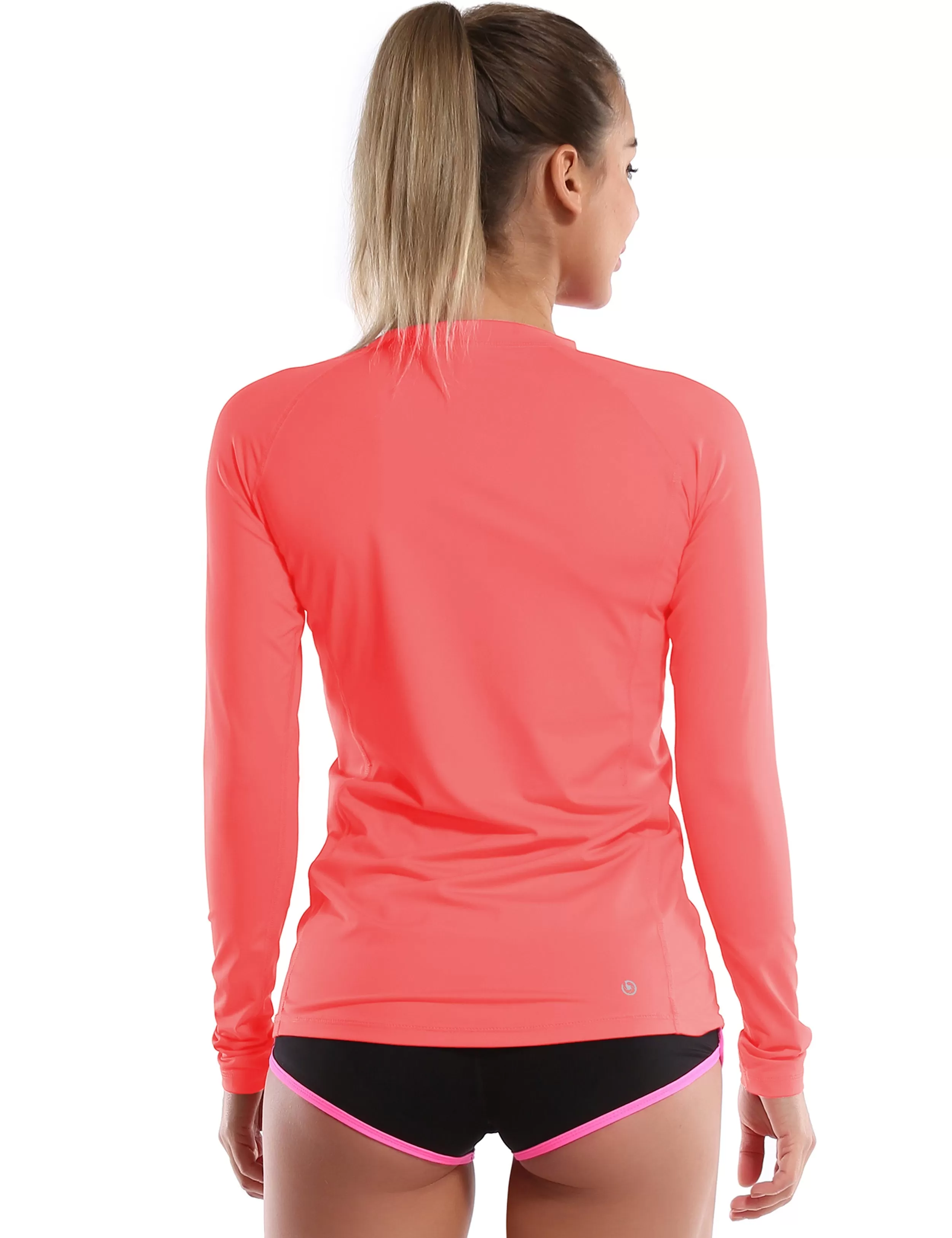 Long Sleeve UPF 50 Rashguard coral_yogastudio