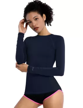 Long Sleeve UPF 50 Rashguard darknavy