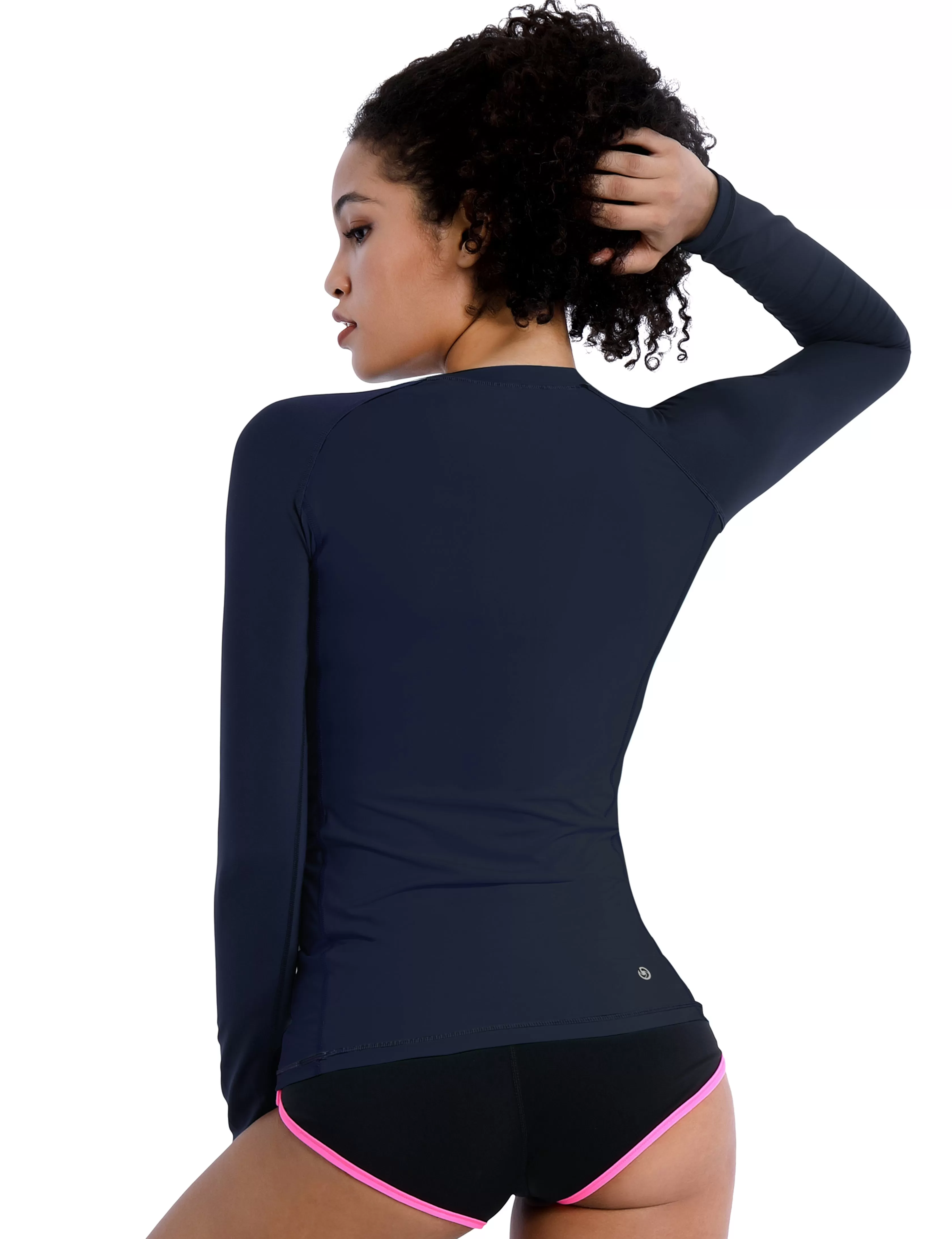 Long Sleeve UPF 50 Rashguard darknavy