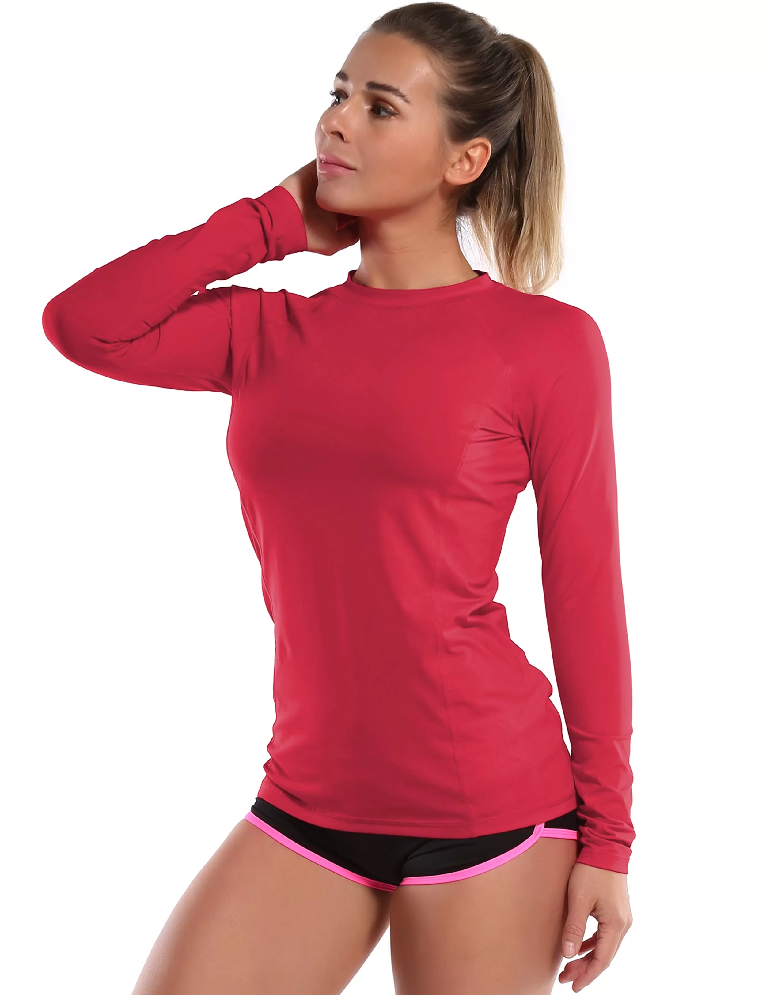 Long Sleeve UPF 50 Rashguard rosecoral