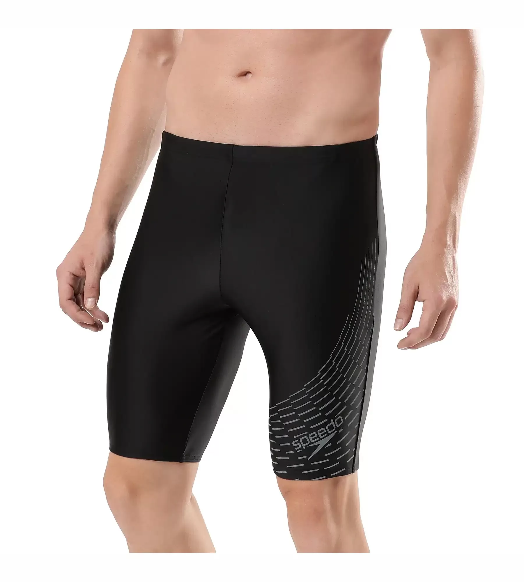 Men's Endurance Medley Logo Jammer - Black & Ardesia