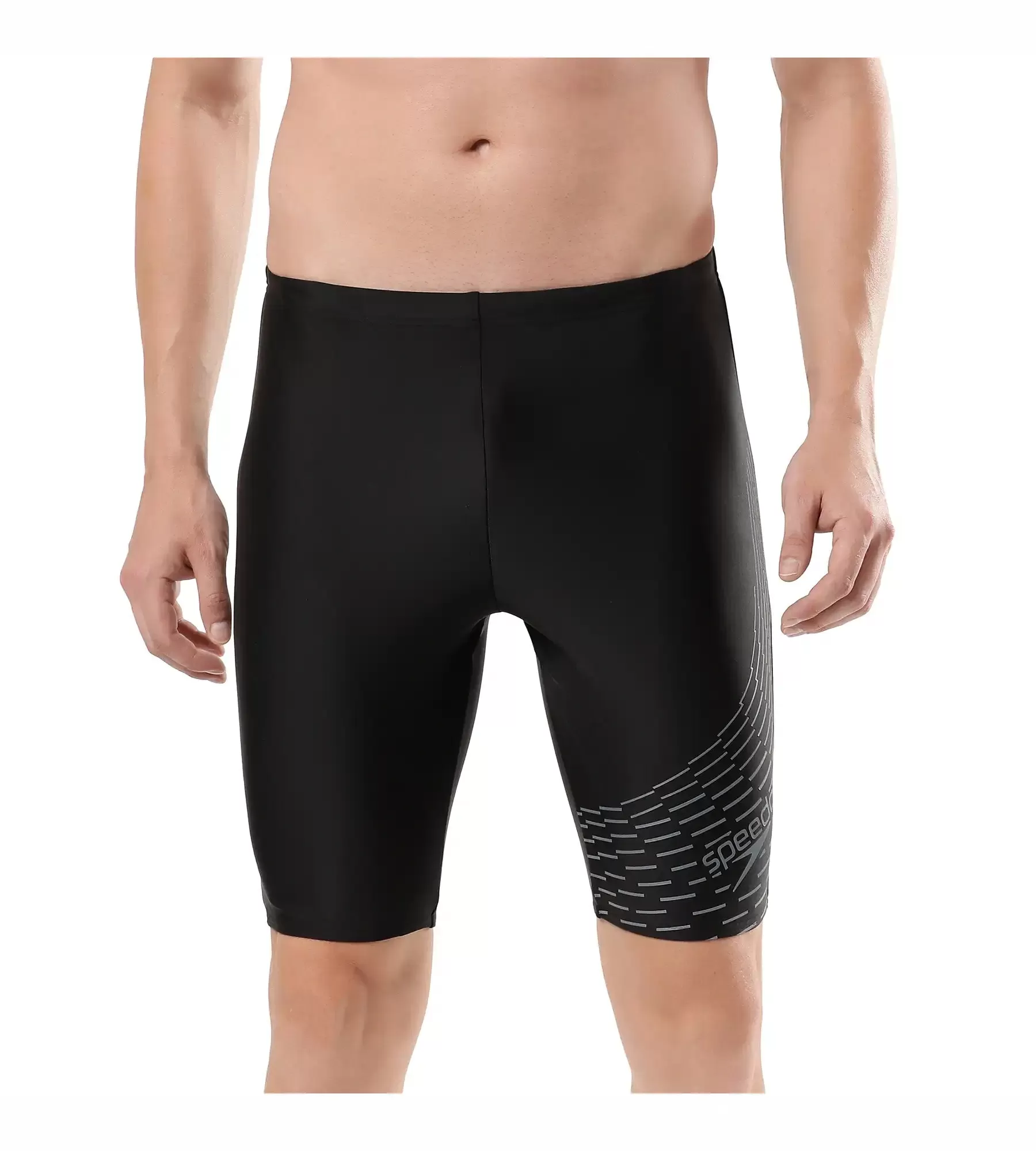 Men's Endurance Medley Logo Jammer - Black & Ardesia