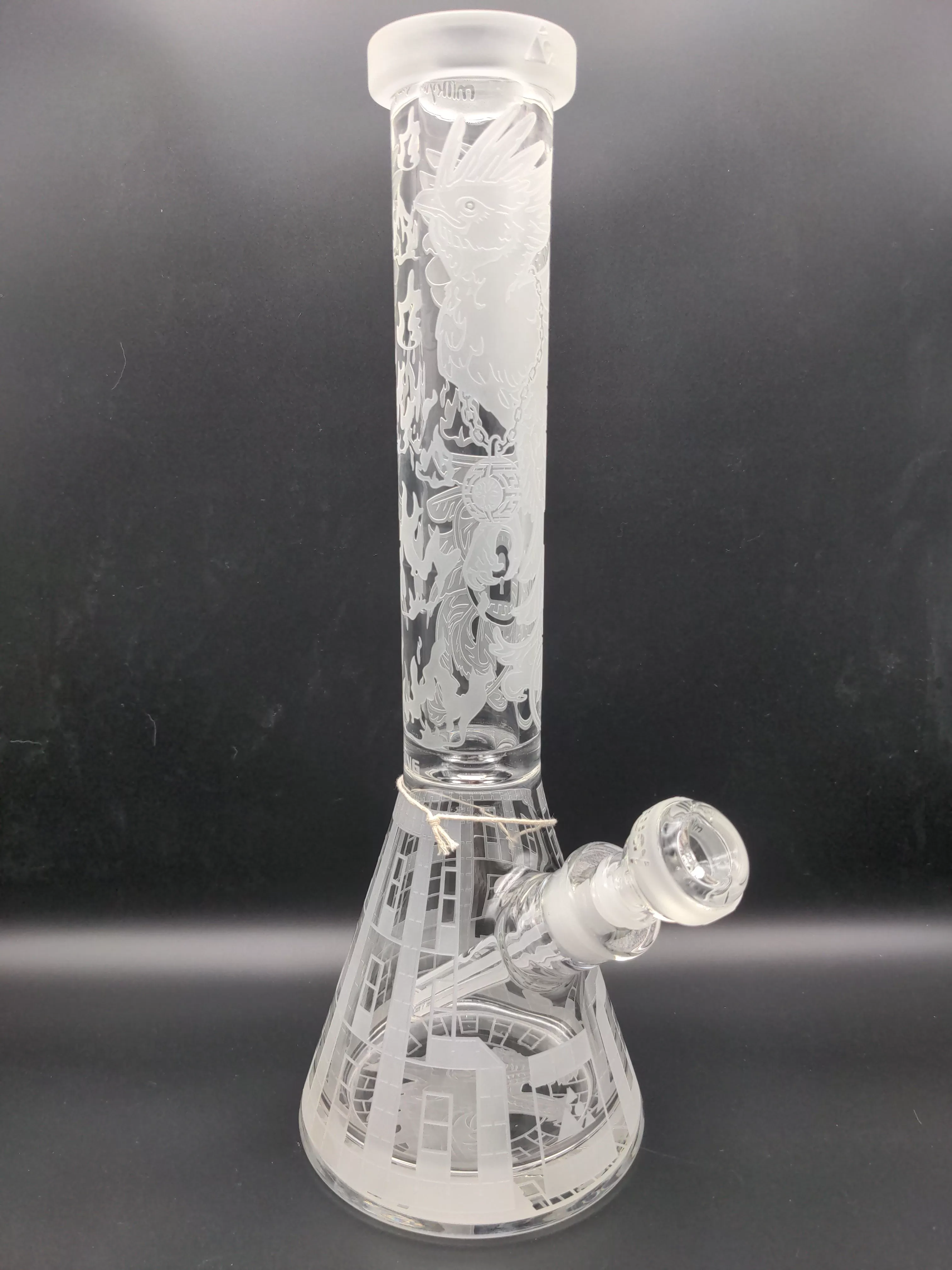 Milky Way Glass Phoenix Prism Beaker