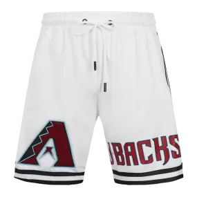 MLB ARIZONA DIAMONDBACKS CLASSIC CHENILLE MEN'S SHORT (WHITE / BLACK / WHTE)