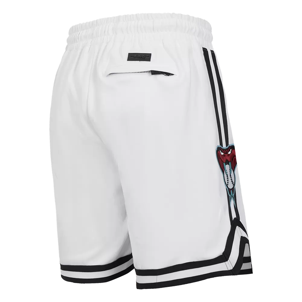 MLB ARIZONA DIAMONDBACKS CLASSIC CHENILLE MEN'S SHORT (WHITE / BLACK / WHTE)